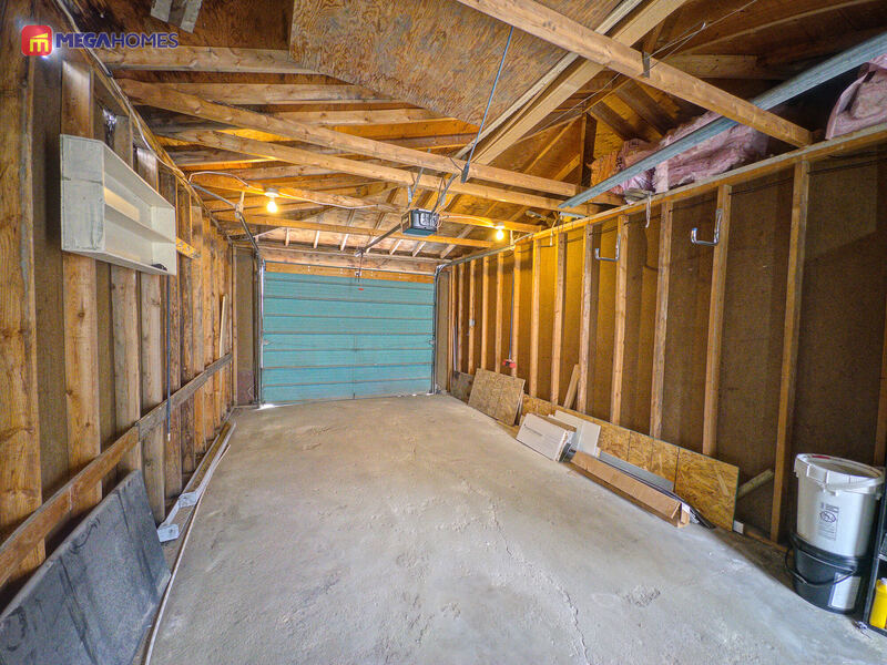 Full unfinished basement, insulated